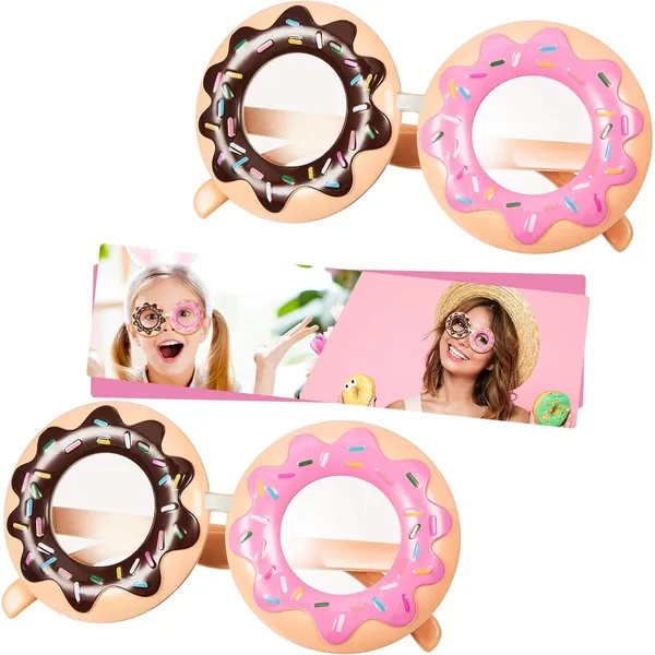 Donut_Shaped_Novelty_Sunglasses_Party_Prop_Fun_Glasses_Set_Of_2