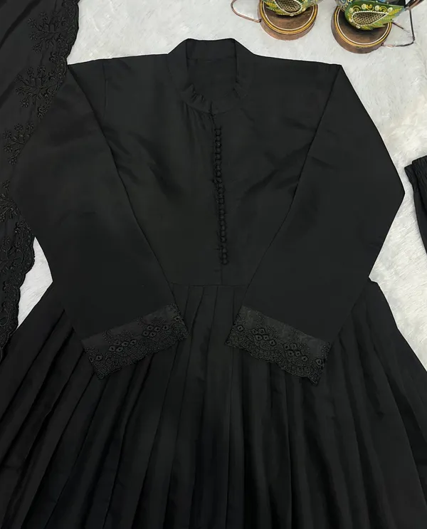 Party_Wear_Look_Gown_Full_Sleeve_Roman_Silk_Embroidery_Work
