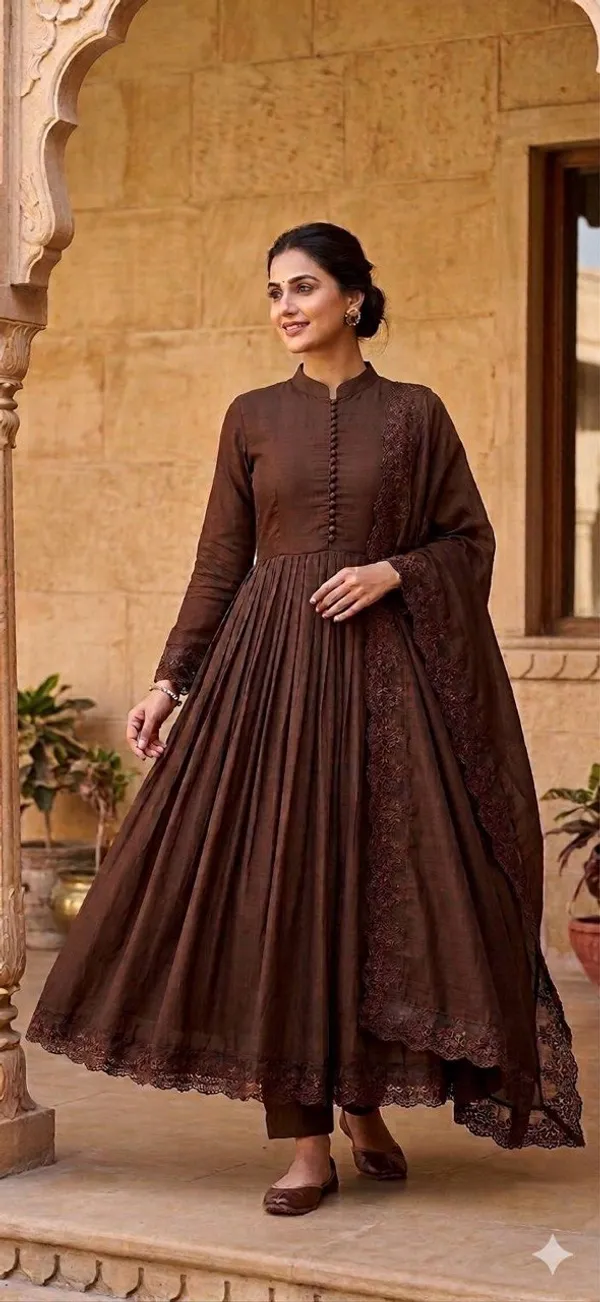 Party_Wear_Look_Gown_Full_Sleeve_Roman_Silk_Embroidery_Work_