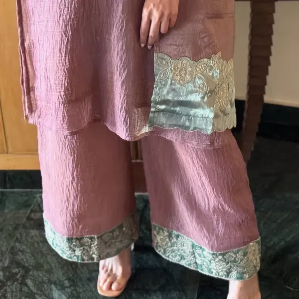 Pastel_Mauve_Crunchy_Silk_Embroidered_Kurta_With_Palazzo_Dupatta_For_Women