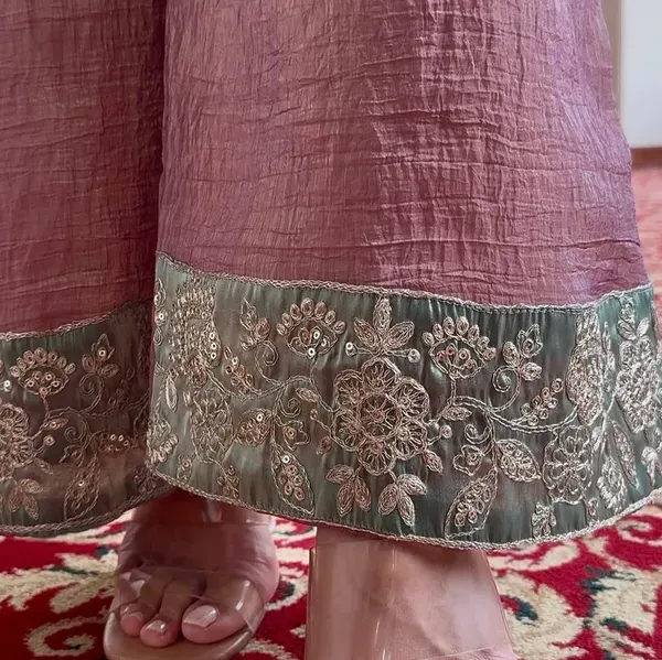 Pastel_Mauve_Crunchy_Silk_Embroidered_Kurta_With_Palazzo_Dupatta_For_Women