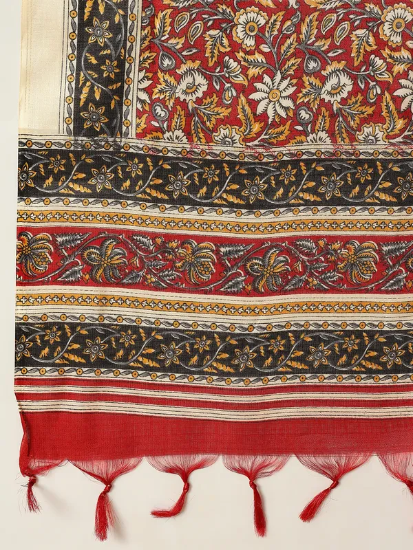 Ivory_Khadi_Cotton_Thread_Embroidered_Kurta_With_Pant_Dupatta_For_Women