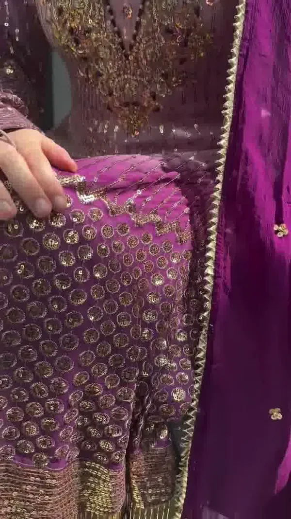 Blush_Pink_Printed_Chinon_Kurta_With_Sequence_Embroidery_Pant_Dupatta_For_Women