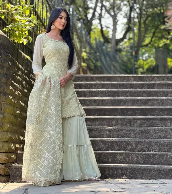 Light_Pista_Simar_Silk_Embroidered_Sharara_Set_With_Dupatta_For_Women