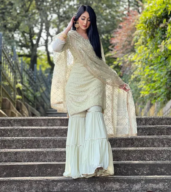 Light_Pista_Simar_Silk_Embroidered_Sharara_Set_With_Dupatta_For_Women