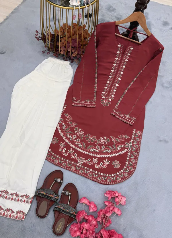 Luxury_Roman_Silk_Embroidery_Kurta_with_Farshi_Palazzo