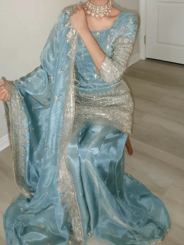 Pastel_Blue_Elegant_Embroidered_Sequence_Designer_Sharara_Set_For_Women