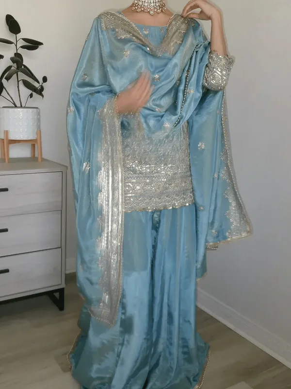 Pastel_Blue_Elegant_Embroidered_Sequence_Designer_Sharara_Set_For_Women