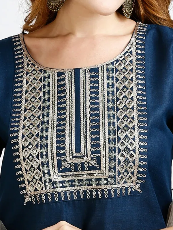 Rama_Cotton_Blend_Thread_Embroidered_Kurta_With_Pant_Dupatta_For_Women