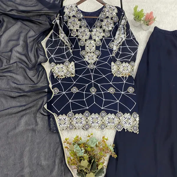 Blue_Georgette_Embroidery_Kurta_Palazzo_Set_With_Dupatta_For_Women
