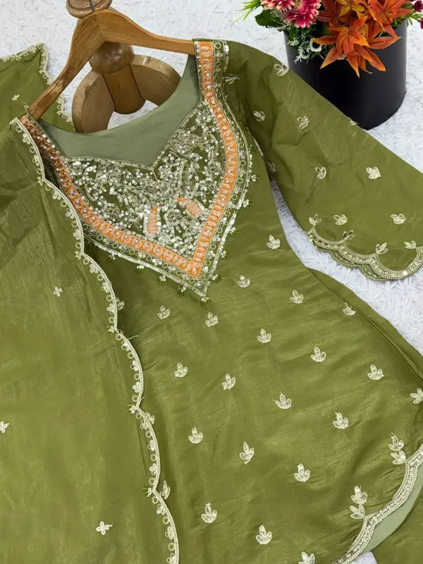 Olive_Green_Designer_Simar_Silk_Embroidered_Sharara_Set_With_Dupatta_For_Women