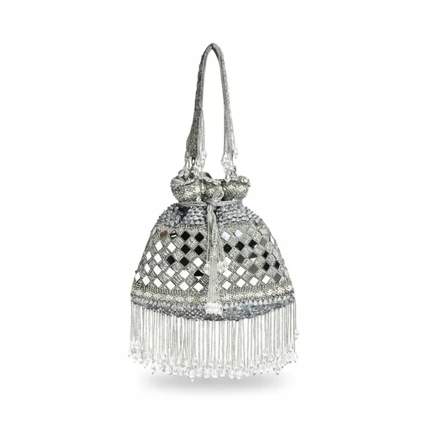 Silver_Mirror_Cutdana_And_Micro_Beads_And_Velvet_Base_Potli_Bag_For_Women