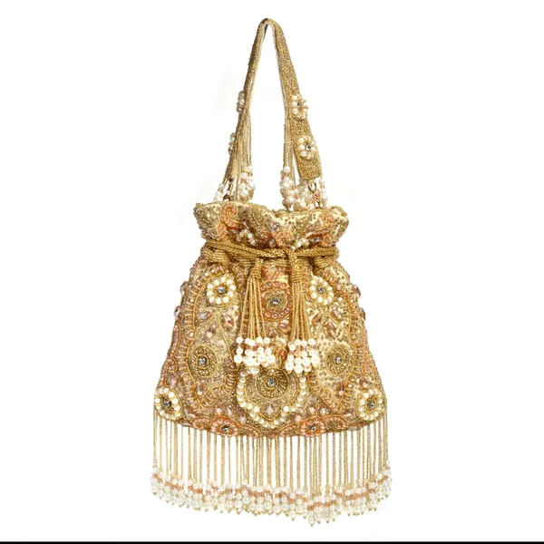 Golden_Velvet_Base_And_Beads_And_Glass_Beads_And_Pearl_Work_Potli_Bag_For_Women