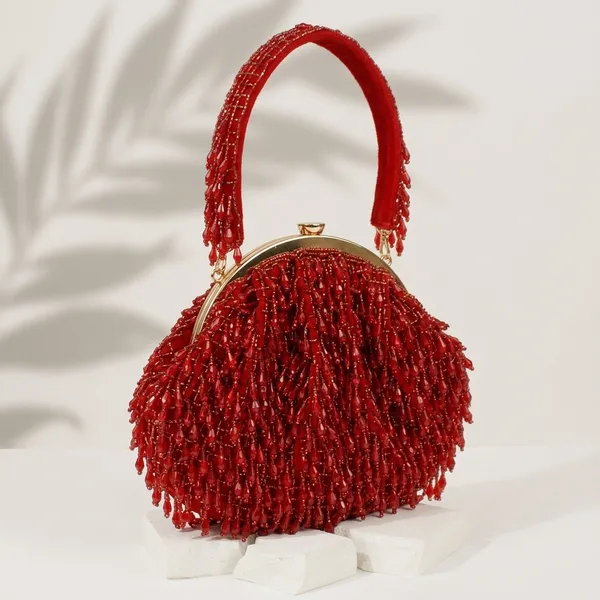 Red_Velvet_Base_And_Glass_Beads_Work_Batua_Bag_For_Women