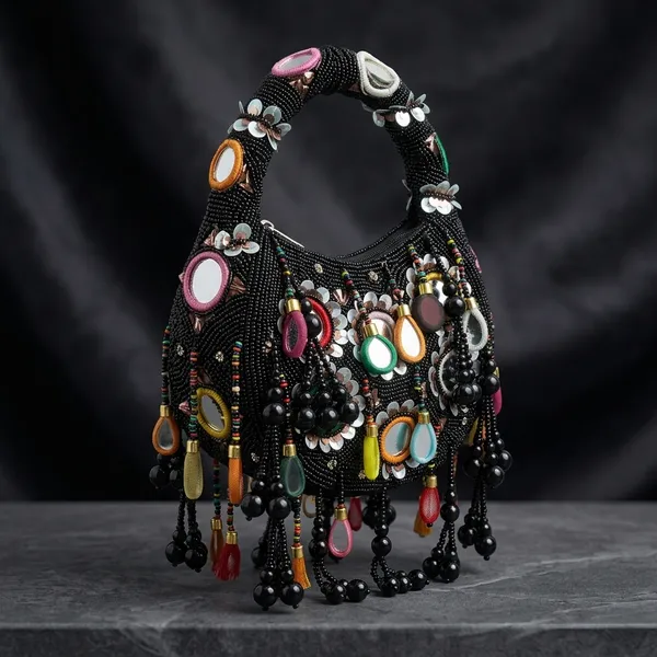 Black_Velvet_Base_And_Mirror_Sequence_And_Beads_Work_Moon_Bag_For_Women