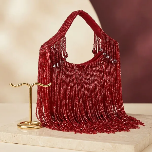 Red_Silk_Base_And_Katdana_And_Crystal_Beads_Work_Moon_Bag_For_Women
