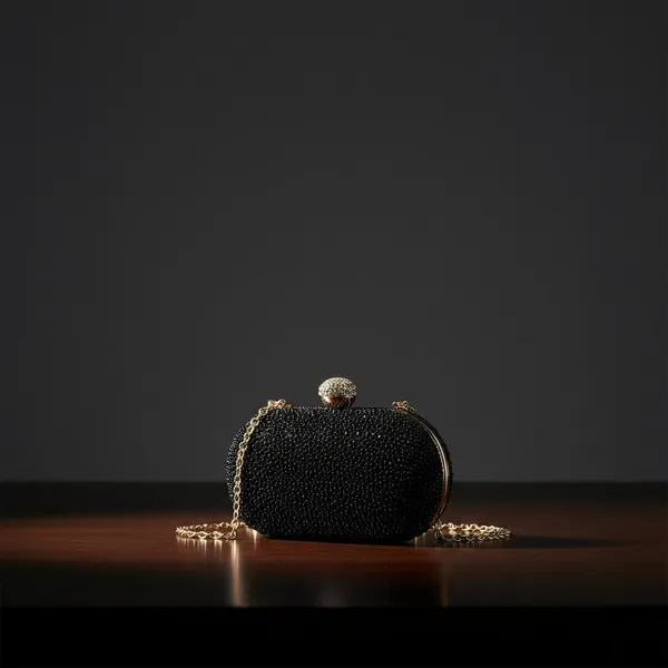 Black_Metal_Frame_And_Silk_Base_And_Black_Beads_Work_Embroidered_Bag_For_Women