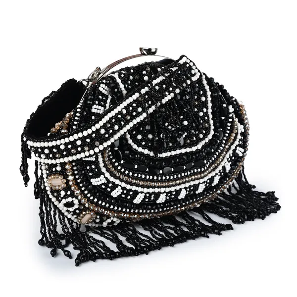 Black_Silk_Base_And_Beads_And_Pearl_Work_Batua_Bag_For_Women