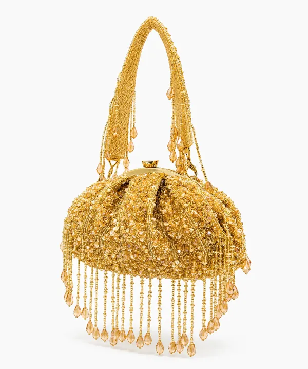 Golden_Silk_Base_And_Sequence_And_Micro_Beads_Work_Batua_Bag_For_Women