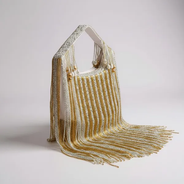 White_Silk_Base_And_Katdana_And_Crystal_Beads_Work_Moon_Bag_For_Women