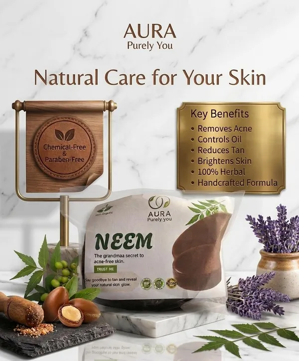 Aura_Purely_You_Neem_Herbal_Soap_-_Natural_Skincare_For_Acne_&_Tan_Pack_Of_2