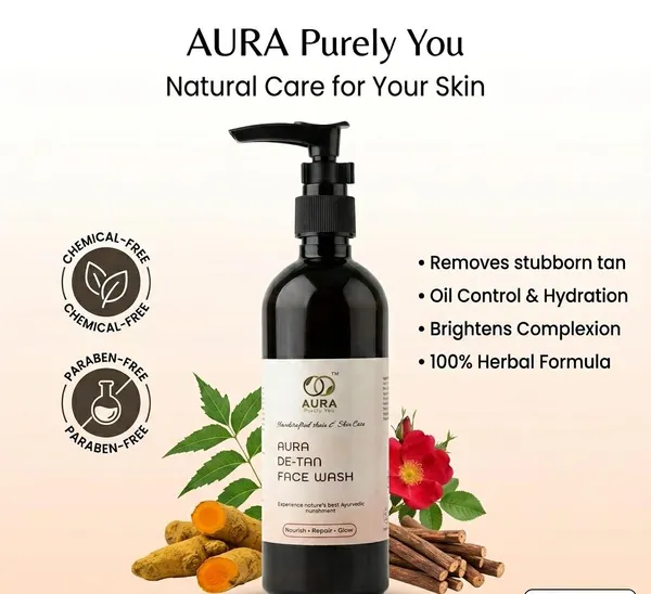 Aura_Purely_You_De-Tan_Face_Wash_-_100%_Herbal_&_Chemical-Free_Formula_With_Turmeric_&_Neem