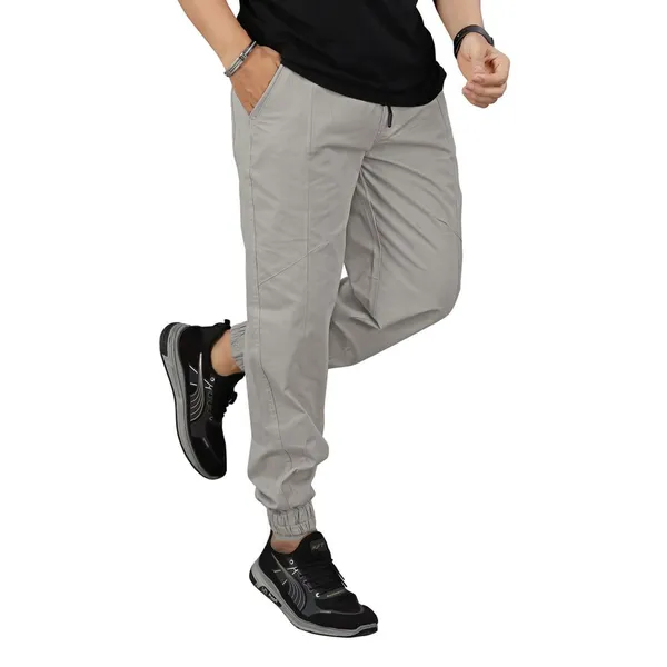 Cotton_Cargo_Pants_Slim_Fit_Comfort_Wear_Elastic_Waistband_Tapered_Ankle_Design