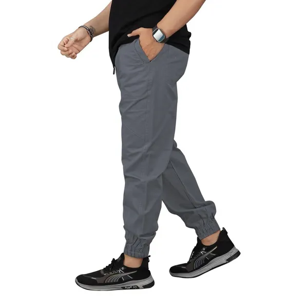 Cotton_Cargo_Pants_Slim_Fit_Comfort_Wear_Elastic_Waistband_Tapered_Ankle_Design