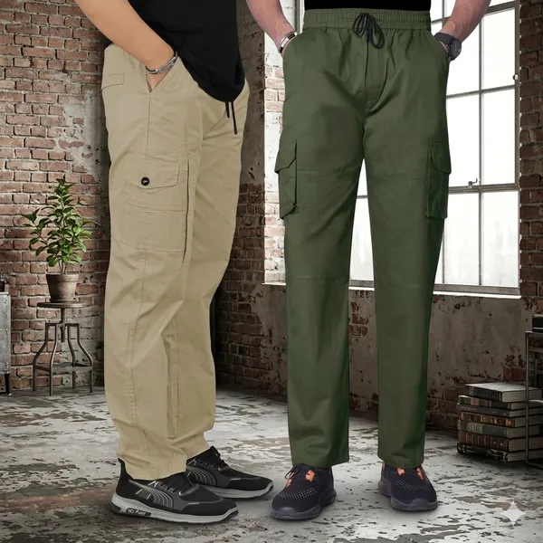 Cargo_Pants_With_Side_Pockets_Stylish_Regular_Fit_Cotton_Trousers_Durable_Comfortable_And_With_Side_Pockets_Stylish_Regular_Fit_Cotton_Trousers_Durable_Comfortable_Pack_Of_2