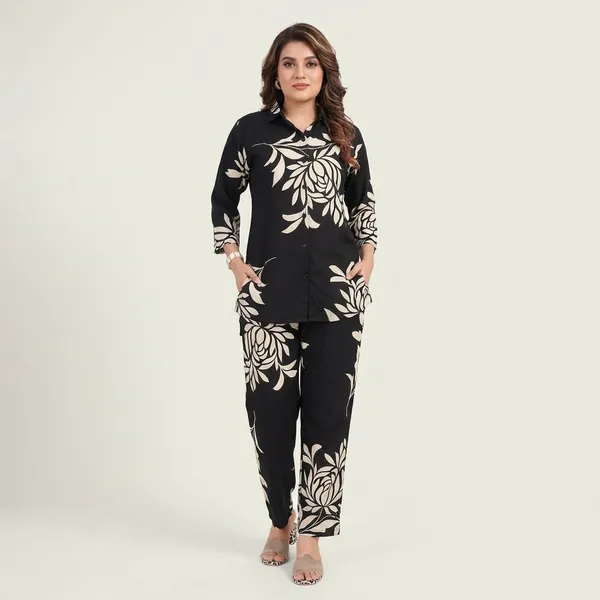 Black_Premium_Loungewear_Co_Ord_Set_With_Floral_Print_For_Women