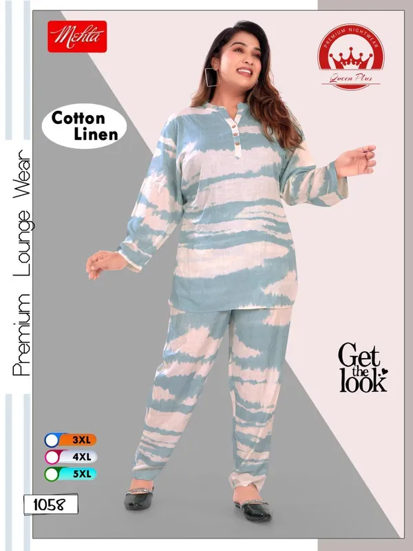 Multicolor_Premium_Cotton_Linen_Tie_Dye_Lounge_Wear_Set_For_Women