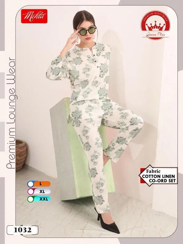 Off_White_Premium_Floral_Print_Loungewear_Co_Ord_Set_For_Women