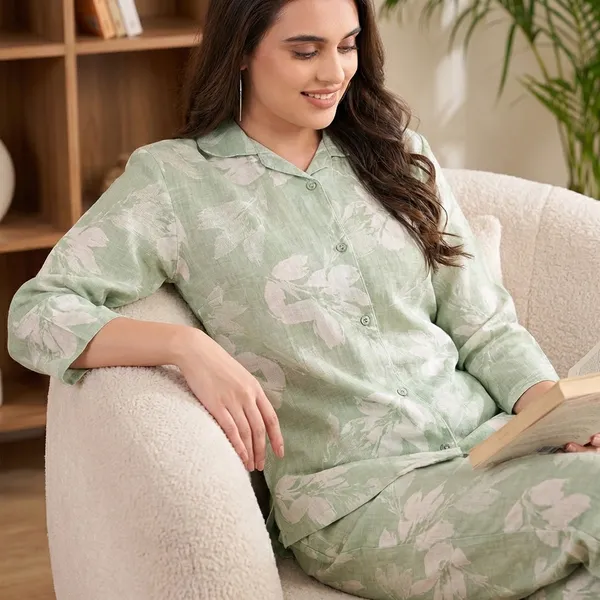 Light_Green_Mehta_Premium_Lounge_Wear_Cotton_Linen_Co_Ord_Set_For_Women