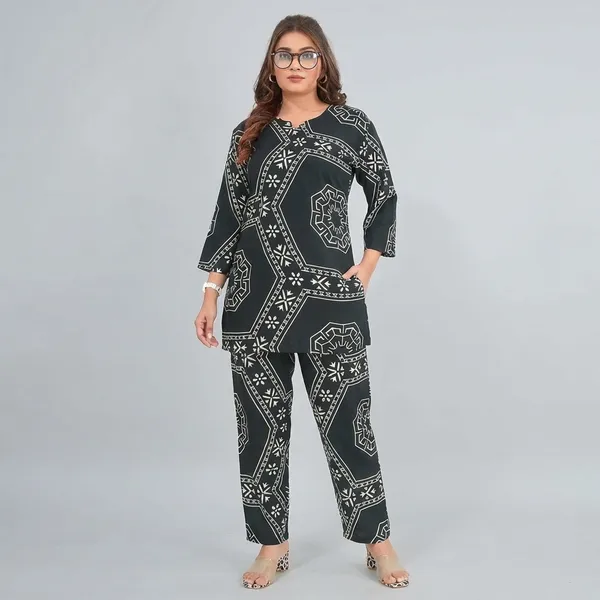 Black_Premium_Lounge_Wear_Geometric_Print_Rayon_Co_Ord_Set_For_Women