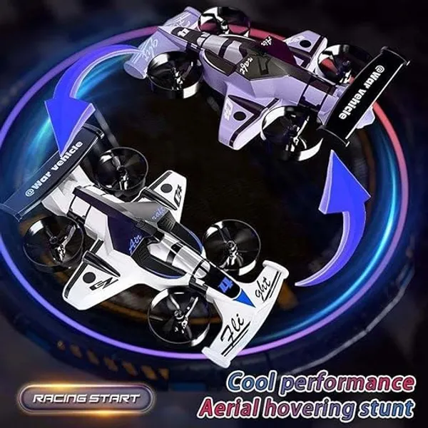 2_In_1_Rc_Flying_Car_Drone,_A_Hybrid_Remote_Control_Toy_Designed_To_Operate_As_Both_A_High_Speed_Stunt_Car_And_A_Versatile_Quadcopter.