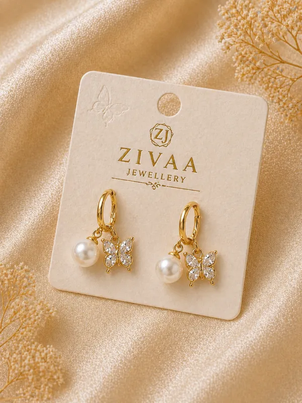 Pearl_And_Butterfly_Charm_Gold_Toned_Brass_Hoop_Earrings_By_Scope_Jewellery