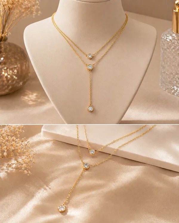 Triple_Layer_Gold_Toned_Brass_Crystal_Pendant_Necklace
