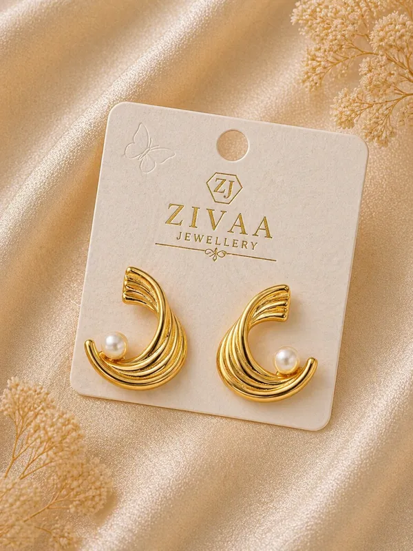 Elegant_Gold_Toned_Brass_D_Curved_Earrings_With_Pearl_Accents