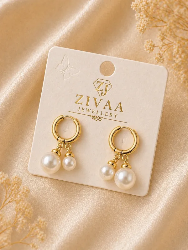 Elegant_Pearl_Drop_Earrings_With_Gold_Toned_Brass_Hoops_And_Star_Accent