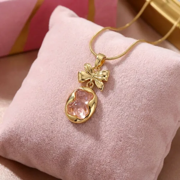 Gold_Toned_Brass_D_Panda_Pendant_Necklace_With_Pink_Gemstone