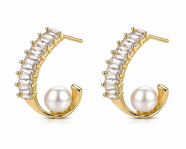 Gold_Plated_Pearl_And_Crystal_Hoop_Earrings
