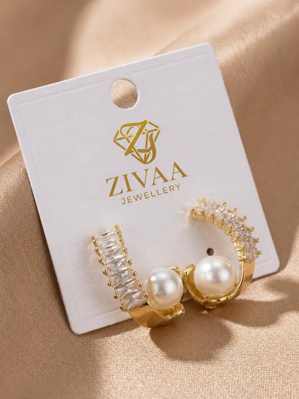 Gold_Plated_Pearl_And_Crystal_Hoop_Earrings