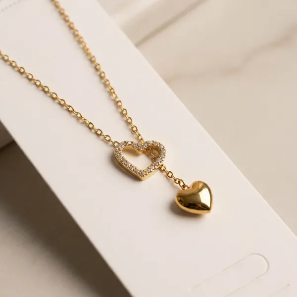Gold_Toned_Brass_Double_Heart_Pendant_Necklace_Chain_With_Dual_Heart_Charms