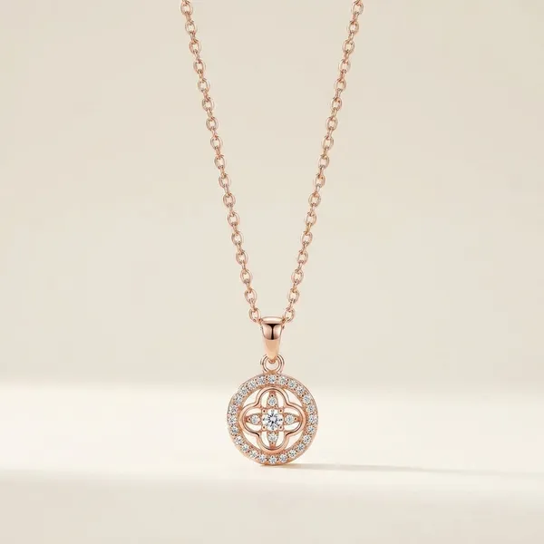 Rose_Gold_Crystal_Pendant_Necklace_With_Chain