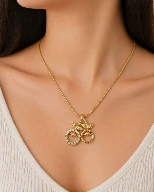 Gold_Toned_Sparkling_Bicycle_Pendant_Necklace_With_Crystal_Accents