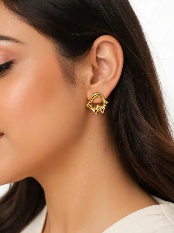 Gold_Toned_Brass_Heart_Shaped_Stud_Earrings