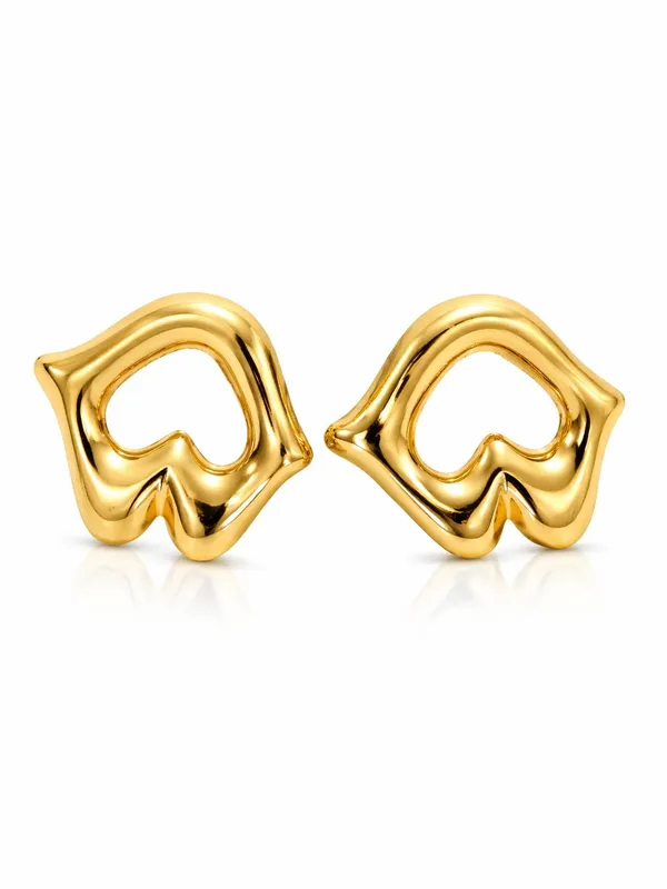 Gold_Toned_Brass_Heart_Shaped_Stud_Earrings