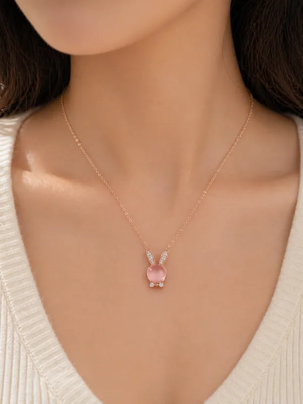 Rose_Gold_Crystal_Bunny_Pendant_Necklace