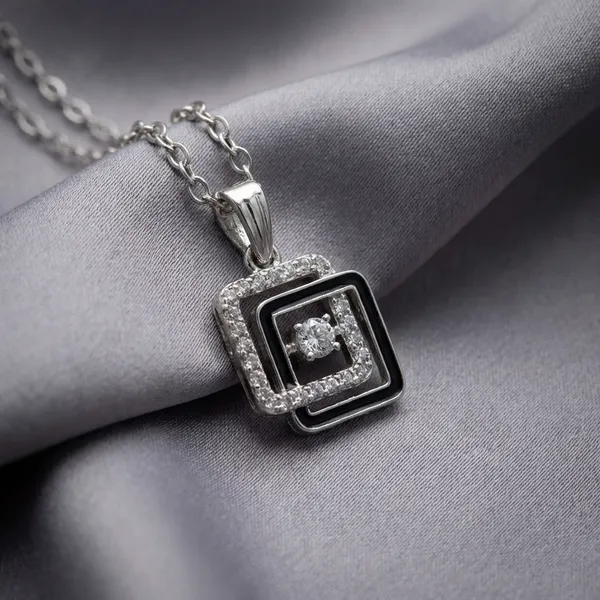 Elegant_Black_And_Silver_Toned_Brass_Crystal_Studded_Square_Pendant_Necklace