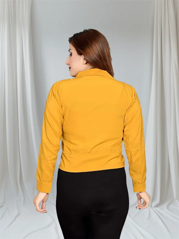 Women_Mustard_Yellow_Crop_Jacket_With_Zip_Closure